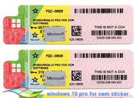 マイクロソフト免許証のキー コードのWindows 10プロCOA免許証のステッカー64ビット システム完全な版